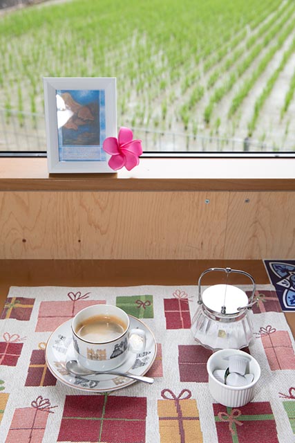 城山の湧水のコーヒー